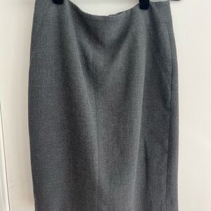 Elegant Gray Women's Pencil Skirt